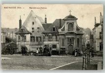 59600 Maubeuge Foto AK Marche-aux-Herbes Krankenhaus Feldpost WK I