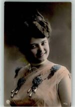 Frau Photochrom 167/2 Haarmode