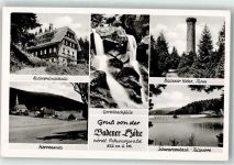 77815 W7580 Sand , Schwarzwaldhochstr - Naturfreundehaus Badener Höhe Herrenwies Gertelbachfälle Badener Höhe Turm Schwarzenbach-Talsperre