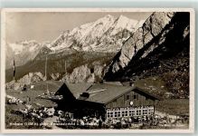82467 W8100 Garmisch - Hochalm gegen Wettersteinwand