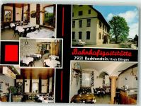 89611 W7937 Rechtenstein Werbe AK Bahnhofsgasthaus