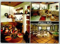 67354 W6725 Römerberg , Pfalz KEINE AK Gasthaus Pension Pfälzer Hof Schwegenheimer Straße 11 Werbekarte