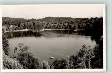 79713 W7880 Bad Säckingen 1954 Foto AK Bergsee