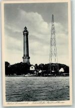 Osternothafen Chorzelin Foto AK Leuchtturm