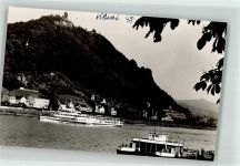 53639 W5330 Königswinter Foto AK Drachenfels Schiff Fähre Boot Ort handschriftlich