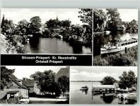 17255 O2081 Strasen - OT Priepert Kr. Neustrwlitz Oldtimer Fahrgastschiff