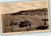 17454 O2238 Zinnowitz , Ostseebad - Schwimmbad Strand Fischerboote
