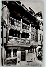 68526 W6802 Ladenburg Foto AK Heimatmuseum Renaisseance-Haus Foto Metz