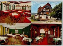 72275 W7297 Alpirsbach Werbe AK Hotel Löwen-Post