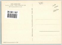 72275 W7297 Alpirsbach Werbe AK Hotel Löwen-Post