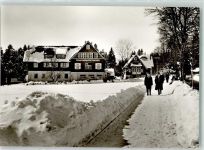 72250 W7290 Zwieselberg , Württ - Winter Schwarzwaldgsathaus Auerhahn