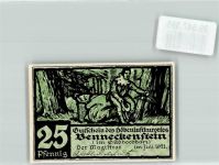 38877 O3702 Benneckenstein 1921 Notgeldschein 25 Pfennig
