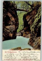 82467 W8100 Garmisch-Partenkirchen 1901 - Partnachklamm