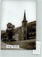 76857 W6741 Eußerthal FOTO KEINE AK Ev. Kirche Ort handschriftlich