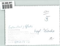 76857 W6741 Eußerthal FOTO KEINE AK Ev. Kirche Ort handschriftlich