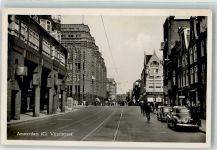 1001 Amsterdam 1952 Foto AK Vijzelstraat Auto Oldtimer