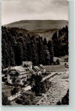 72270 W7292 Schönmünzach Foto AK Cafe Pension Klumpp