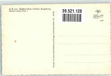 86150 W8900 Augsburg , Bay - A. B. von Stettensches Institut Martin Luther Platz