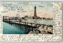 Blackpool 1902 Gebrauchsspuren Tower Alhambra