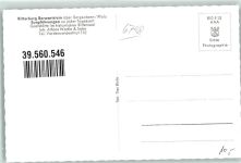 76889 W6749 Vorderweidenthal - Burg Berwartstein Gasthaus im Rittersaal