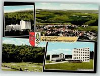 66709 W6649 Weiskirchen , Saar - Hochwaldsanatorium Minigolf Fliegeraufnahme