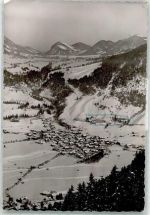 87541 W8973 Oberjoch FOTO KEINE AK Winter Foto Original aus Archiv eines Ansichtskartenverlags