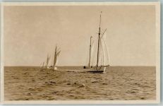 Zweimaster Segelschiff Foto AK