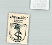 69250 W6917 Schönau , Odenw Vignette Wappen