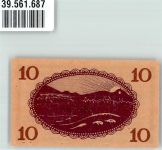 53111 W5300 Bad Godesberg Notgeldschein Notgeld 10 Pfennig