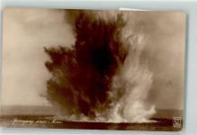 Sprengung einer Mine Verlag M.L. Carstens Artillerie WK I