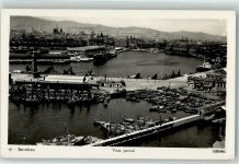 Barcelona - Vista Parcial Hafen Schiff Boot