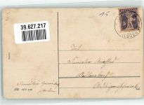 Verlag HWB Serie 2120 Neujahr Reh Glückwunsch Eisenbahn 1924