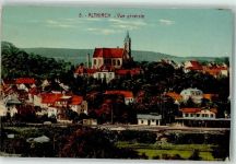 68130 Altkirch 1926 - Kirche Bahnhof