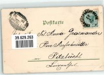 Blumen Spruch Edelweiß 1900 Lithographie
