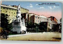 16100 Genova Gebrauchsspuren Denkmal C. Columbo Grand Hotel