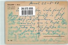 Tallinn Reval 1943 Gebrauchsspuren Rathaus Auto Oldtimer Foto AK