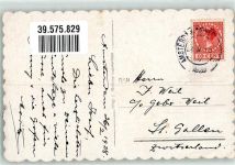 1001 Amsterdam 1928 Gebrauchsspuren Straßenbahn Börse Damrak Foto AK
