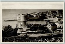 Dubrovnik Ragusa 1933 Foto AK Hafen Festung