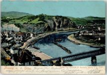 Usti nad Labem Aussig 1903 Gebrauchsspuren Bahnhof Elbbrücke