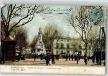 Barcelona 1911 - Denkmal Plaza de Palacio
