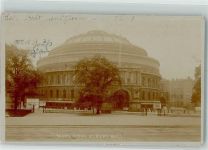 London 1909 Foto AK Royal Albert Hall