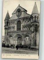 86000 Poitiers 1919 - Kirche Notre Dame Feldpost Frankreich