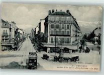 38000 Grenoble - Hotel de Savoie Litfaßsäule Straßenbahn