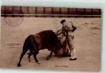 Barcelona 1929 - Stierkampf Arena Ort lt. Stempel