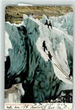 Besteigung eines Eiskegels Verlag Wehrli Nr.9800 Bergsteiger 1905