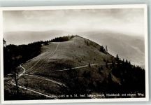79677 W7869 Belchen im Schwarzwald Foto AK Hochkelch mit neuem Weg Posthilfstelle Belchen