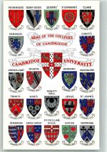 Oxford Lithographie Wappen Universität