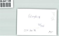 89312 W8870 Günzburg FOTO KEINE AK Parkplatz Auto Ort handschriftlich Foto Original aus Archiv eines Ansichtskartenverlags