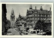 79098 W7800 Freiburg im Breisgau - Kaiser-Josefstr. Martinstor Straßenbahn Omnibus Litfaßsäule