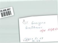 78112 W7742 St. Georgen im Schwarzwald FOTO KEINE AK Großbauer Ort handschriftlich Foto Original aus Archiv eines Ansichtskartenverlags